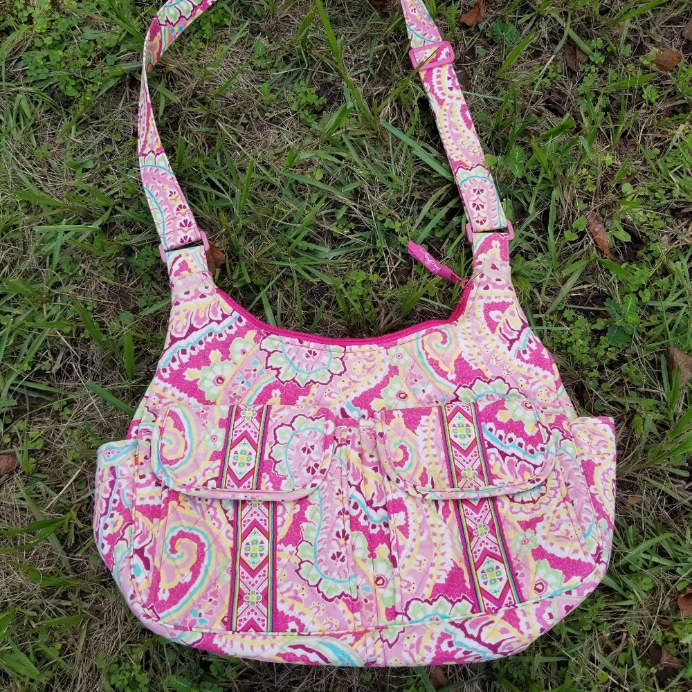 Large Pink Vera Bradley Crossbody